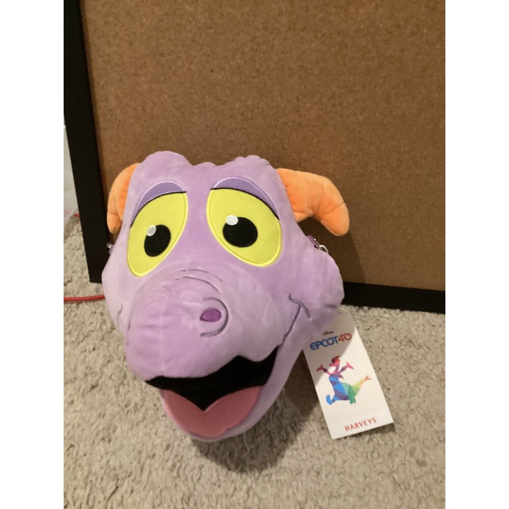 Disney Harveys Epcot 40th Anniversary Figment Plush Crossbody Bag Purse NWT 2022